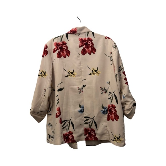 Primark Floral Kimono Blazer Jacket in blush size women’s 16 - Picture 9 of 14